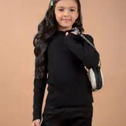 Girl Self-design Pullover-image-9