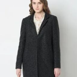 Women Speckle Regular Fit Trench Coat-image-91
