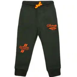 Boys Typographic Pattern Joggers with Drawstring Waist-image-29