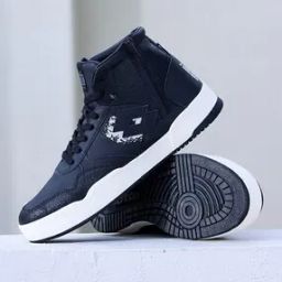 Men Hoop Star OG High Leather Sneakers-41