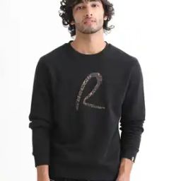 Men Embroidered Regular Fit Sweatshirt-image-71