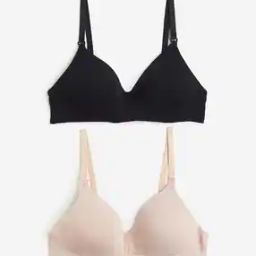 Padded Cotton Bra-image-77