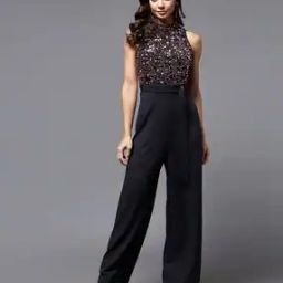 miss chase Women Embellished Sleeveless Jumpsuit-picture-39
