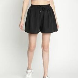 Women Hot Pants with Elasticated Drawstring Waist-picture-6