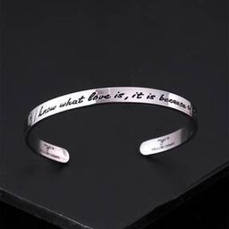 Text Slip-On Bracelet-picture-50