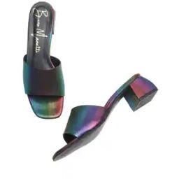 Square-Toe Chunky Heeled Sandals-image-55