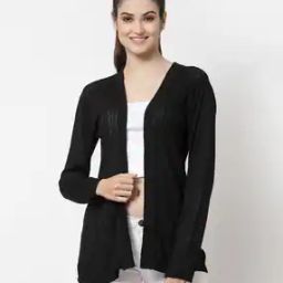 Solid Full Length Shrug-25