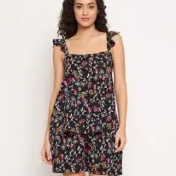 Floral Print Top & Shorts Set-image-16