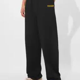 Men Straight Track Pants with Elasticated Waist-image-31