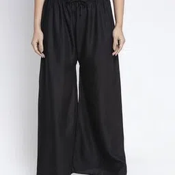 Women Palazzos with Drawstring Waist-image-67