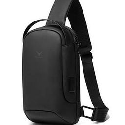 Men Logo Print Crossbody Bag with Adjustable Strap-picture-51