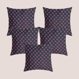 Set of 5 Digital Print Cushion Covers 16" x 16"-image-105
