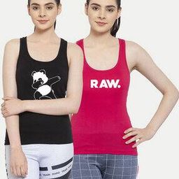 Pack of 2 Cartoon Print Tank Top-image-81