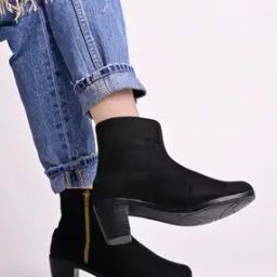 Women Ankle-Length Slip-On Boots-picture-12