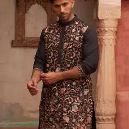 jompers Floral Embroidered Straight Kurta-picture-40