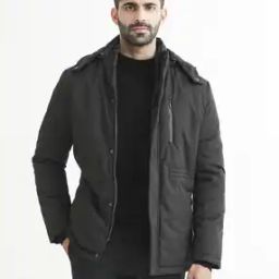 Men Zip-Front Regular Fit Hooded Jacket-picture-32