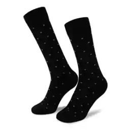 Men Micro Print Long Socks-image-57