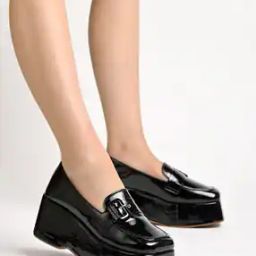 Women Wedges with Buckle Closure-image-2