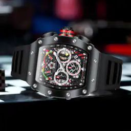 Men Chronograph Square-Shaped Wrist Watch-3