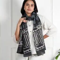  Women Cotton Printed Stoles-16
