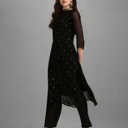 Women Embellished Straight Kurta Set-image-40