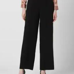 Flat Front Straight Fit Trousers with Fixed Waist-picture-9