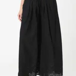 Women Wide Leg Palazzos with Elasticated Waist-image-37