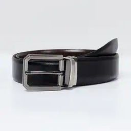 Textured Reversible Belt with Buckle Closure-17