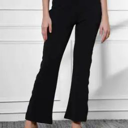 Women High-Rise Flared Trousers-picture-16