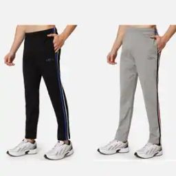 Pack of 2 Men Panelled Straight Track Pants-picture-47