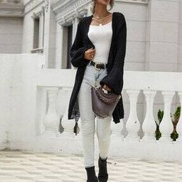 Women Patterned Relaxed Fit Semi-Sheer Front-Open Shrug-36