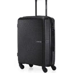 Men Striped Luggage Bags with Number Lock-image-1