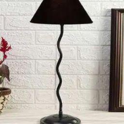 Zig-Zag Table Lamp with Iron Base-0