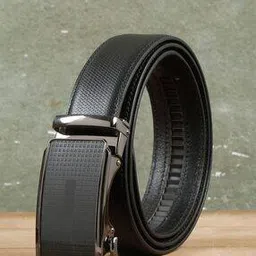 Men Leather Belt with Auto-Lock Buckle-image-51