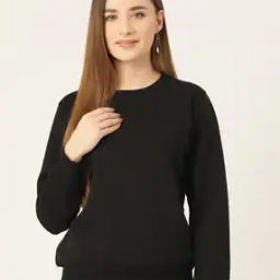 Women Regular Fit Crew-Neck Sweatshirt-image-36