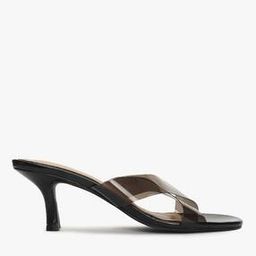Criss-Cross Strap Kitten-Heeled Sandals-image-17