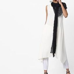 Crushed Dupatta with Beaded Hems-31