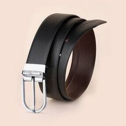 Men Textured Reversible Belt-image-3