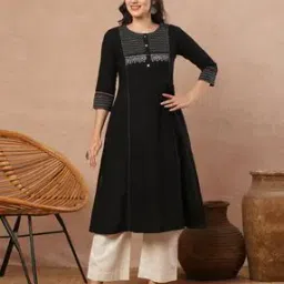 kami kubi Women Geometric Print A-Line Kurta -picture-41