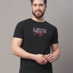 Typographic Print Lounge Crew-Neck T-Shirt-13