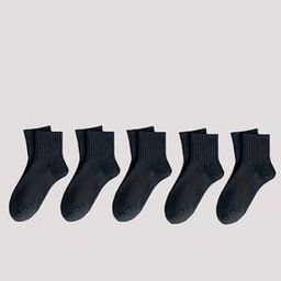 Boys Pack of 5 Ankle-Length Socks-image-8