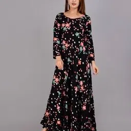 mintmarie Women Floral Print Gown Dress-picture-33