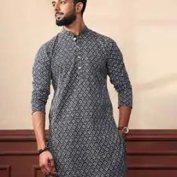 Men Embroidery Long Kurta-image-73