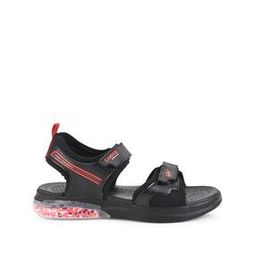 Open-Toe Multi Strap Sandals with Velcro Fastening-picture-30