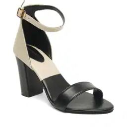 Open-Toe Chunky Heeled Sandals-image-2
