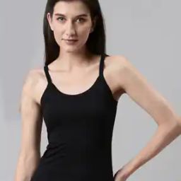 Women Pack of 5 Camisoles with Adjustable Straps-image-54