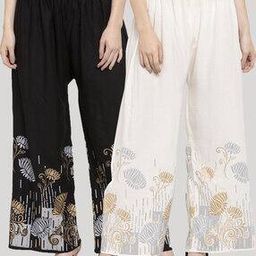 Pack of 2 Floral Palazzos-picture-16