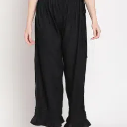 Ruffled Palazzos with Elasticated Waist-picture-37