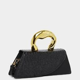 Women Golden Handle Detailed Handbag-image-102