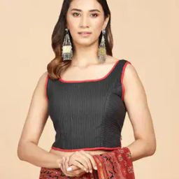 Ribbed Slip-On Blouse-image-20